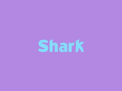 Shark Font / Wordmark / Verbicons clever icon logos monogram s shark sharks simple typo verbicons