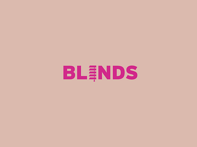 Blinds Wordmark / Verbicons