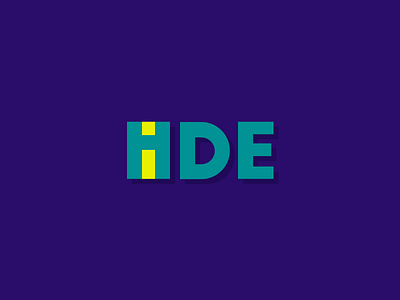 Hide Wordmark / Verbicons clever h hide hides icon logos monogram simple typo verbicons
