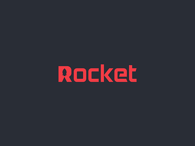 Rocket Clever Wordmark / Verbicons clever fast icon logos monogram moon rocket simple typo verbicons