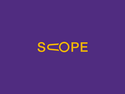 Scope Clever Wordmark / Verbicons clever flat icon logos mark monogram scope scoping simple typo verbicons