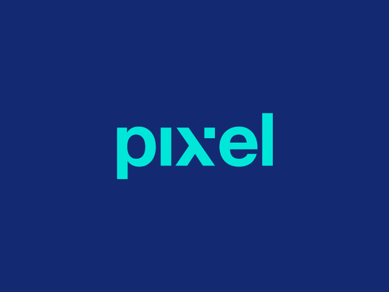 Pixel Clever Wordmark / Verbicons verbicons mark pixels logos flat icon simple clever monogram typo pixel