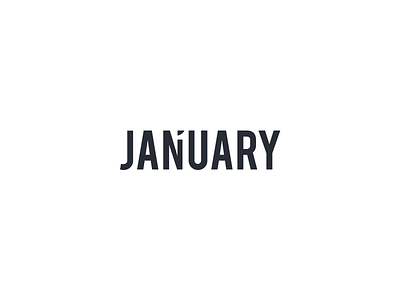 Clever Logo January | 2017 2017 calendar clever flat icon january logos mark monogram simple typo verbicons