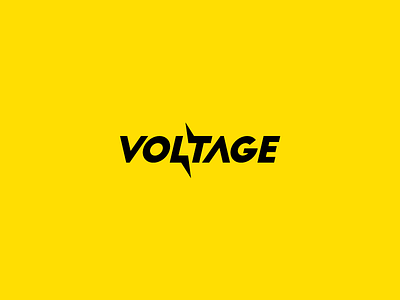 Voltage Clever Logo Wordmark / Verbicons 2017 clever flat icon logos mark monogram simple typo verbicons volt voltage