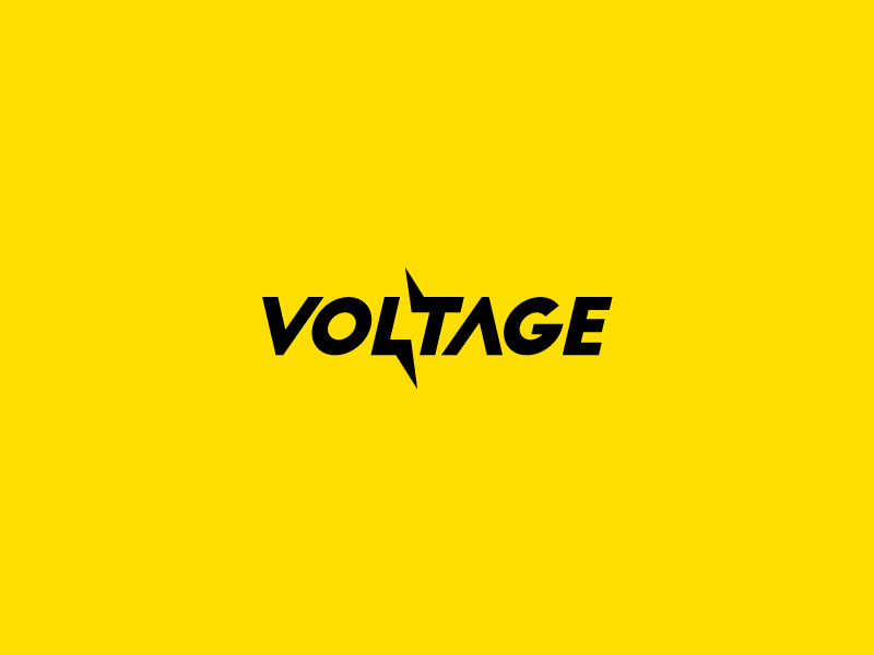 Voltage Clever Logo Wordmark / Verbicons typo monogram clever simple icon flat logos mark verbicons volt 2017 voltage