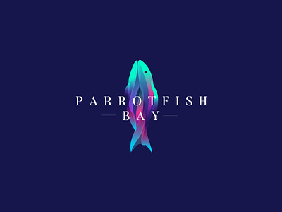Parrotfish Bay logo bay beach fish logo mirissa parrotfish proposal srilanka villa