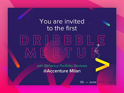 Dribbble Meeetup @Accenture Milan accenture behance design designers digital dribbble event meeetup milan portfolio review talks