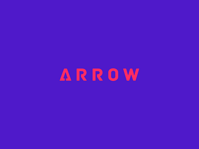 Arrow Clever Wordmark / Verbicons arrow clever cool enter fast iocn logos mark monogram simple typo verbicons