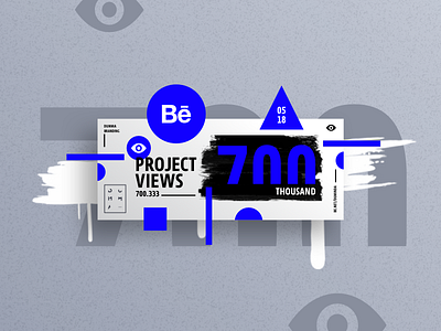 Behance projects views 700k