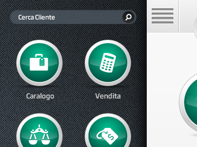 BPM Dashboard ui texture menu ios ipad interface ux bank news switch milan italy dashboard
