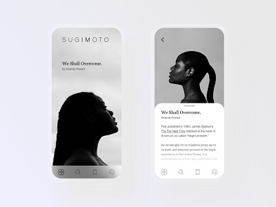 Sugimoto – Magazine App app app design article artículo ios magazine magazine cover magazine design minimal minimalist revista ui ui ux ui design uidesign uiux ux web