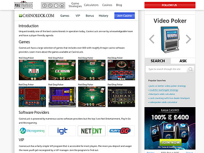 POGG Strategies Review Page casino gambling product review ux