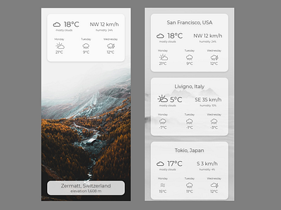 Weather Mobile App banner blitz cloud design fog icon minimalist mobile mobileapp mobileapplication sanfrancisco sun temperature usa ux uxui weather weather app weather icon