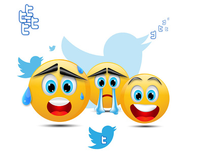 Sentiment analysis / Análise de sentimento design emojis illustration vector