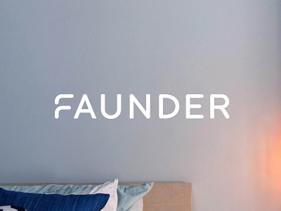 Faunder Logo branding energy faunder julian hrankov logo sans smart home