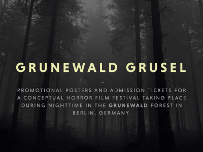 Grunewald Grusel berlin black dark forest green horror.festival night trees wood