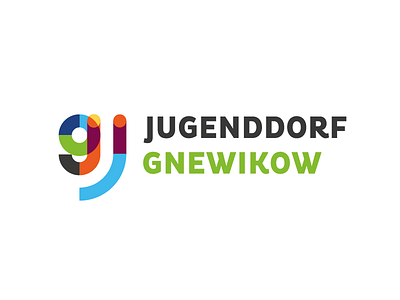 Jugenddorf Gnewikow activity camp color colorful initials lake logo outdoors sports swimming youth