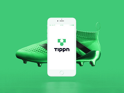 tippn Logo Development brand design branding corporate branding green logo soccer sports