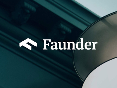 Faunder Logo No.03 3d energy f faunder germany home isometric roof serif smart smart home