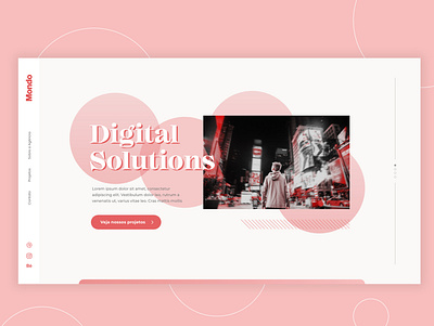 Advertising Agency Landing Page agency landing page agency website brazil concept graphic design landing page ui ui design uiux web website website concept website design