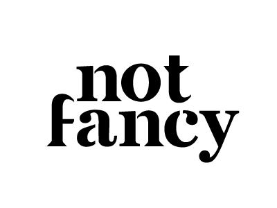 Not Fancy — Custom Type clean custom display experimental logo miller serif type typography