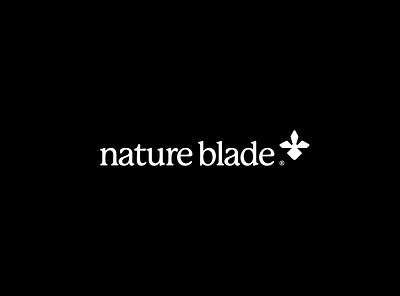 WIP of a logo for a razor brand (1/2) blade edge flower plant razor wip