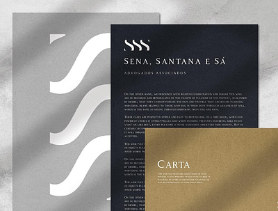 Branding - Sena, Santana e Sá brand branding graphic design logo