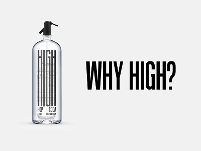Brand Development for High Hop Soda branding graphic design packaging
