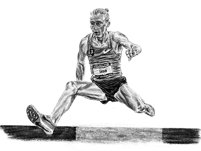 Jager athletics digital digital art drawing illustration ipad pro pencil portrait procreate