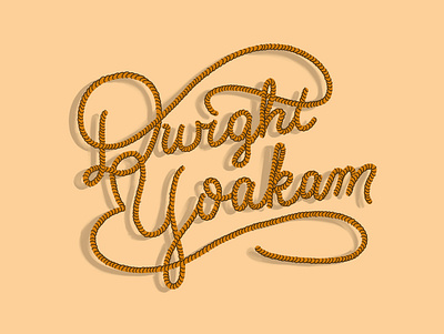 Dwight Yoakam design dwightyoakam illustration illustrations illustrator lettering lettering art letteringartist minimal procreate typography western