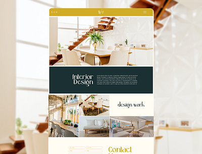 Web Design Concept - Interior Design web webdesign