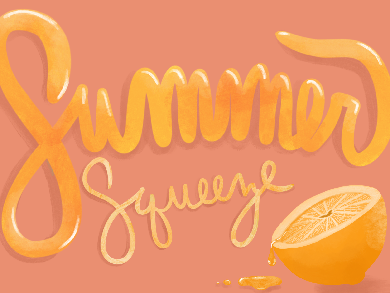 Dribbble - summer_squeeze.png by Stephanie Walker