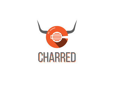 Charred Logo branding branding agency branding and identity branding concept branding design clean first shot firstshot hello dribbble hellodribbble identity illustrator logodesign