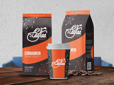 Laafta Coffee - Branding Identity & Stationery branding agency branding and identity coffee cup coffee packaging creative agency hello dribbble logo logodesign packaging packaging design typography