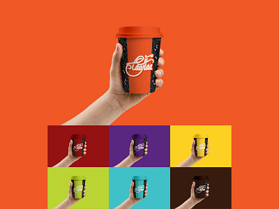 Laaftaa - Coffee Cup branding branding agency branding and identity branding concept coffee cup coffee packaging hellodribbble identity logodesign packaging typography vector