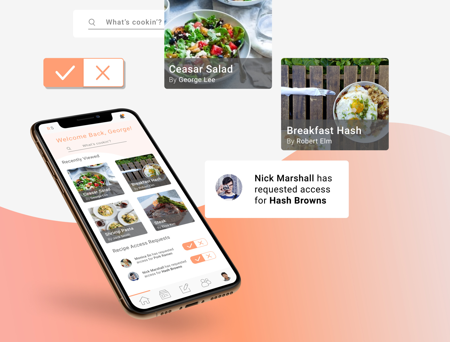 Recipe Mobile Application by Valerie Ho on Dribbble