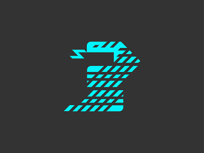 Colour Fossil. branding design flat icon logo minimal sticker vector