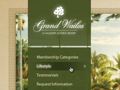 Grand Wailea creme green myriad pro resort