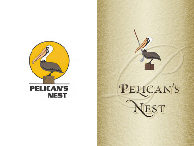 Pelicans Nest Rebranding branding identity typography