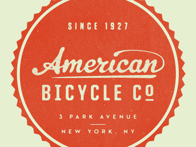 American Bicycle Co. green neutraface orange tungsten united vintage