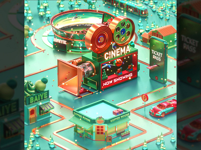 Cinema scene