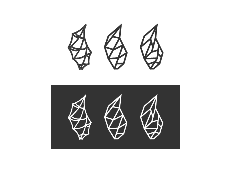 FIREWEB minimal facets spider web web fire poly wip