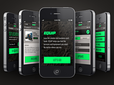 EQUIP iPhones app iphone ui