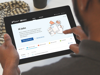 NZ Ready Planning Tool tool ui ux website