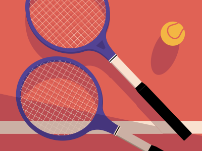 Tennis old school retro tennis vector