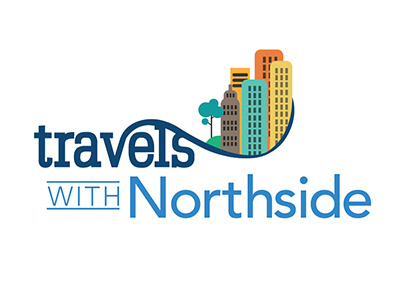 Travels with Northside logo city logo logotype ministry transport travel