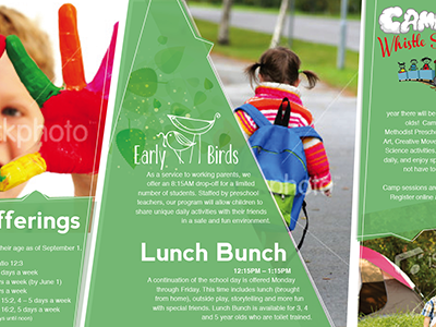 Preschool Brochure atlanta brochure green layout preschool