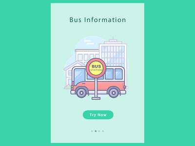 App Mockup Page app app design bus bus station bus stop design icon icons illustration mockup ui ui design user interface design vector