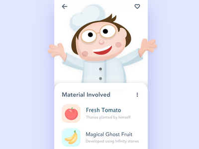 UI Design app app design cartoon cartoon character cartooning character chef cook design icon icons illustration mockup ui ui design user interface design vector