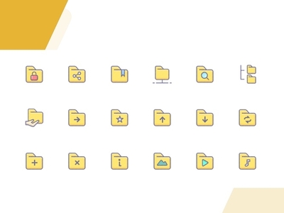 Free Folder Icons By Omom Design On Dribbble